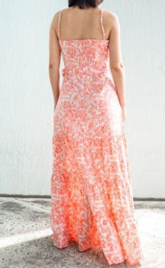 Amelia Pink Tropic Maxi Dress