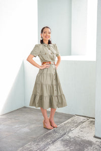 Yuni Tiered shirt Dress