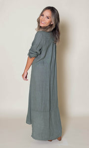 Lily Linen Shirt Dress