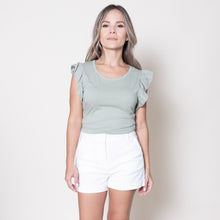 Load image into Gallery viewer, Ruffle Sleeve Tee
