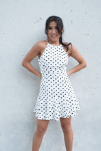 Load image into Gallery viewer, Iva Polka Dot Halter Dress
