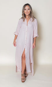 Lily Linen Shirt Dress