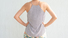 Load image into Gallery viewer, Dotted Halter Sleeve Top
