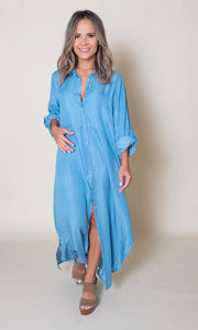 Lily Linen Shirt Dress