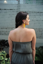 Load image into Gallery viewer, Olive Strapless Yarel Dress
