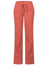 Load image into Gallery viewer, Cinnamon Drawstring Linen Pants
