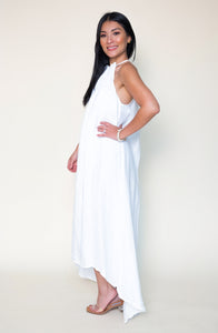 Mara Halter Linen Dress