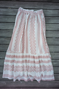 Tribal Linen Skirt