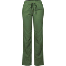 Load image into Gallery viewer, Olive Drawstring Linen Pants
