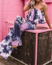 Load image into Gallery viewer, Strapless Tie Dye Jumpsuit 
