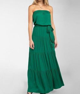 Emerald Strapless Yarel Dress