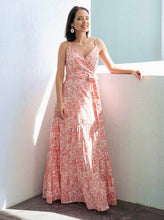 Load image into Gallery viewer, Amelia Pink Tropic Maxi Dress
