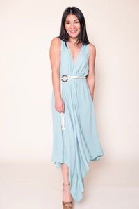 Mint Rope Belt Dress