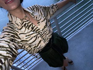 Animal Print Blouse